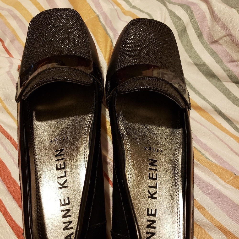 Black Anne Klein Loafers